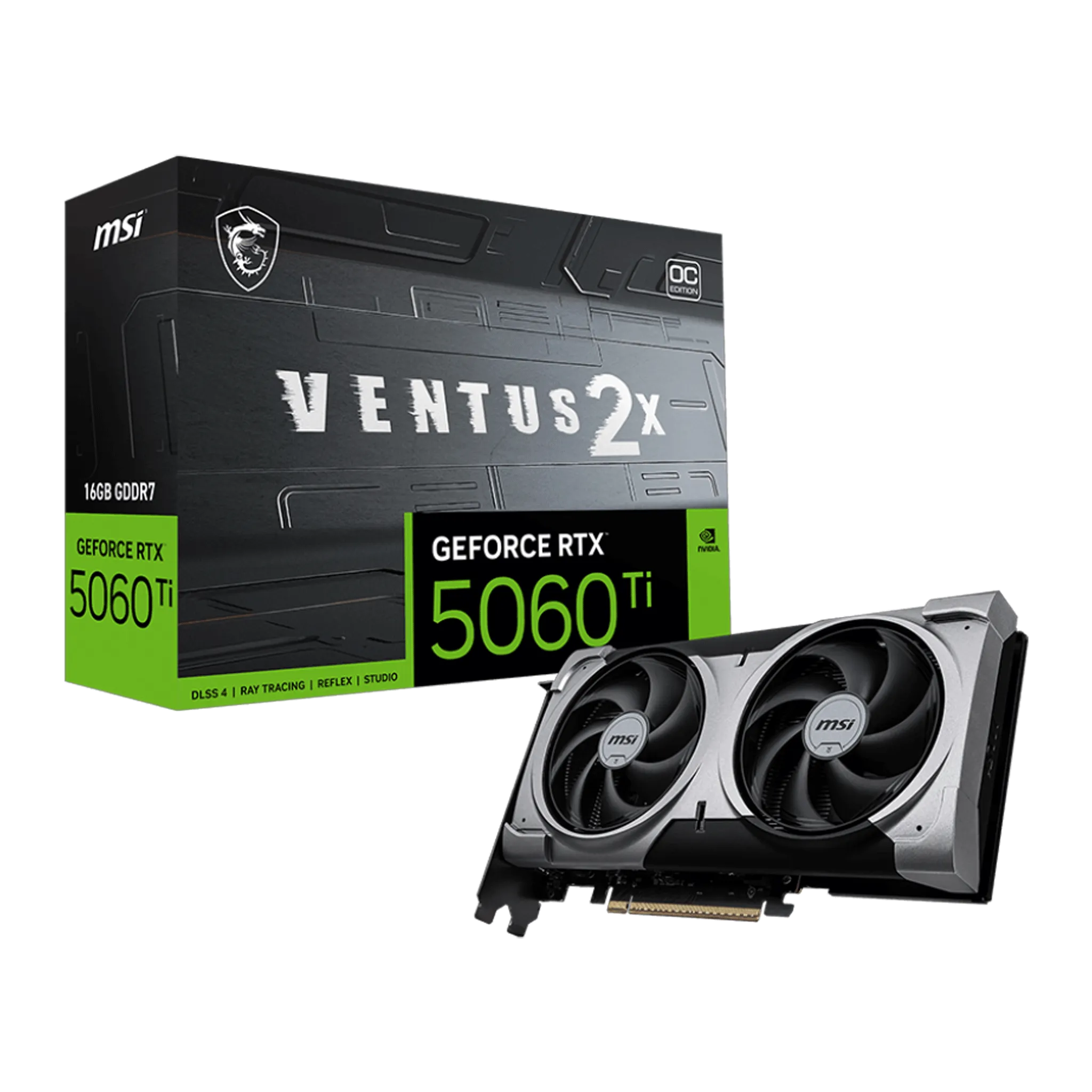 Card màn hình MSI GeForce RTX 5060 Ti 16G VENTUS 2X OC PLUS